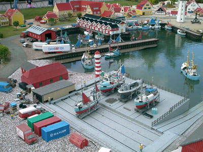 Legoland - Miniland Denmark docks