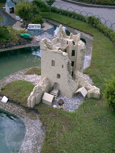 Legoland - Miniland Scottish castle ruins