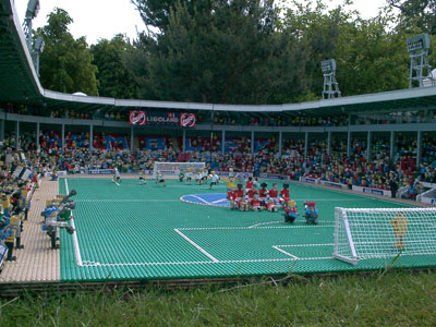 Legoland - Miniland football stadium